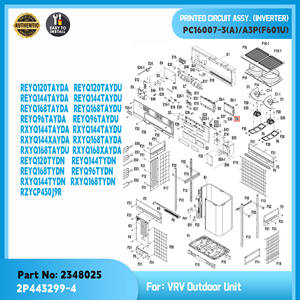 Circuit imprimé d'origine ASSY PC16007-3 PC13011-3 pour unité extérieure Daikin VRV. Remplacement de carte PCB OEM Daikin. Pièces de rechange HVAC. - Product Image 3