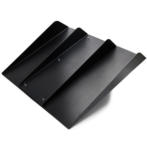 Car Rear Bumper <b>Diffuser</b> Shark Fin Spoiler Black ABS Universal Type Sports Style Decoration - Product Image 1