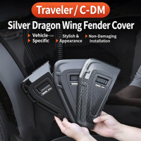 Offre Spéciale : Cache Décoratif Latéral de Garde-Boue Avant en ABS, Accessoires de Modification Extérieure pour Jetour Traveler / Shanhai T2 / C-DM