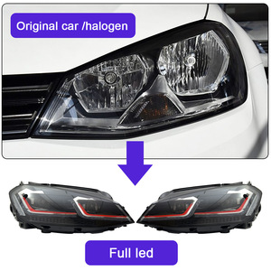 Conjunto de <span class=keywords><strong>Faros</strong></span> LED de Larga Duración con DRL Integrado y Señal de Giro para Volkswagen <span class=keywords><strong>Golf</strong></span> 7/7.5, Mejora la Visibilidad al Conducir - Product Image 6