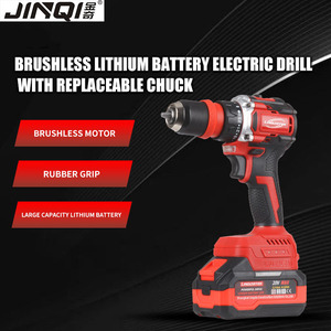 Kit de <span class=keywords><strong>Taladro</strong></span> Inalámbrico Personalizable Grado Industrial Profesional 55Nm Velocidad Variable con Batería de Impacto 800W 5.0Ah y 4 Piezas - Product Image 2