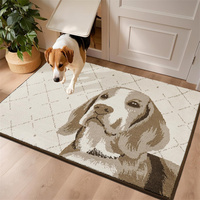Tapis d'entrée absorbant antidérapant en boucles touffetées Dirt Trapper, lavable, pour chaussures et pattes boueuses et mouillées, idéal pour chiens et intérieur