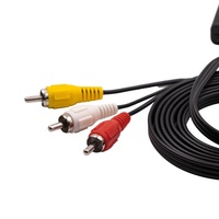 Câble AV/RCA pour Nintendo 64, 1.8M, cordon Audio/vidéo, accessoire pour console de jeu Super N64/SNES