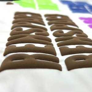 Alta calidad <span class=keywords><strong>3D</strong></span> Puff Print Htv vinilo Super Stereo Effect <span class=keywords><strong>Flex</strong></span> Film para Ropa Impresión de transferencia de calor Letras <span class=keywords><strong>3D</strong></span> Para Ropa - Product Image 4