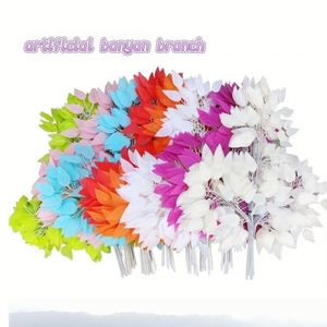 Ramas de Baniano Artificiales Reutilizables de Aspecto Natural para Decoración del Hogar, Estantes de Cocina, Oficina, Cubículos, Adorno Verde para Cafeterías y Paredes - Product Image 1