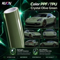 Film de protection de peinture TPU auto-cicatrisant, rouleau de PPF coloré haute brillance, film de protection de carrosserie automobile, fourniture d'usine