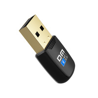 Mini émetteur-récepteur USB BT6.0 AAC SBC Audio HD à faible latence Connexion multi-appareils pour ordinateur portable et ordinateur de bureau