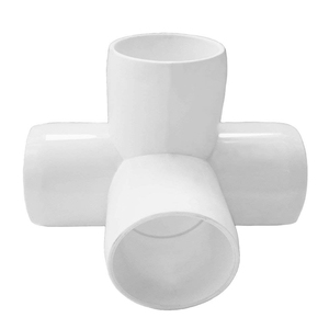 Conector en T <span class=keywords><strong>de</strong></span> <span class=keywords><strong>PVC</strong></span> <span class=keywords><strong>de</strong></span> 4 Vías, Accesorio <span class=keywords><strong>de</strong></span> Esquina <span class=keywords><strong>para</strong></span> Salida Lateral, Conexiones <span class=keywords><strong>de</strong></span> <span class=keywords><strong>PVC</strong></span> <span class=keywords><strong>para</strong></span> Muebles, Invernaderos y Cobertizos - Product Image 2