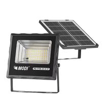 Projecteur solaire IP65, matériau ABS, éclairage LED pour routes et jardins, solutions d'éclairage extérieur, télécommande
