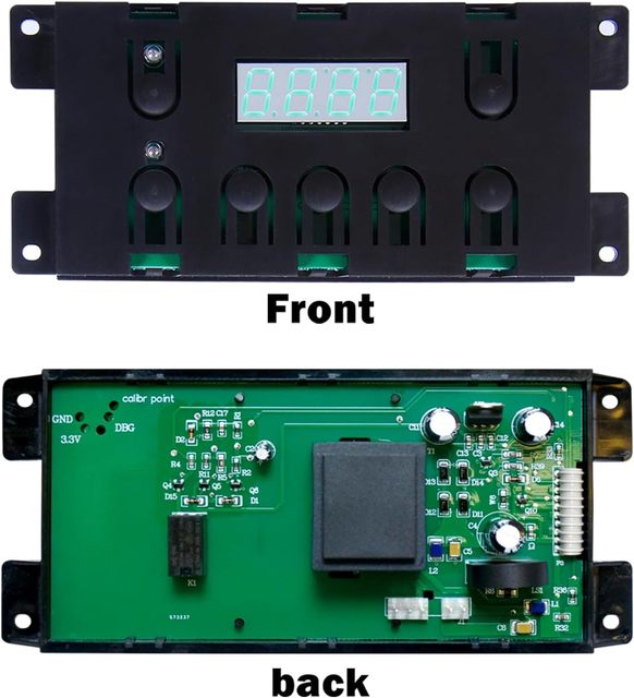 316455430 Gas Range Control Board Clock, Range Oven Control Board Replaces 316222810 7 Button Control Board Clock