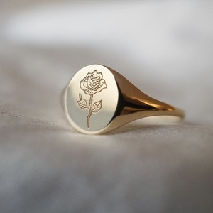 Rose Flower <b>Ring</b> Gold Plated Women's Fashion Jewelry Gift Yiwu Origin CY971 - Product Image 2