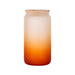 Portable 16oz Glass Mason Tumbler with Lid for Picnic BBQ Beach Summer Party - Product Image 3