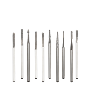 Custom Durable Tungsten Steel Brushless Tapered Russian Nail Art Salon Polishing Tools Mini Lime Diamond Drill Bits for Nails - Product Image 1