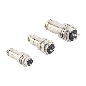 GX12 XLR 2 3 4 5 6 7 Pin Female12mm Male Chassis Mount Socket Aviation Circular Connector