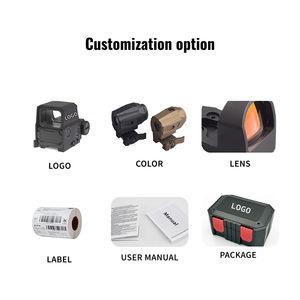 एकाधिक रीटिकल हल्के लाल डॉट दृष्टि पोर्टेबल रिफ्लेक्स दृष्टि पोर्टेबल रिफ्लेक्स दृष्टि 7075 विमानन एल्यूमीनियम सामरिक दायरे - Product Image 5