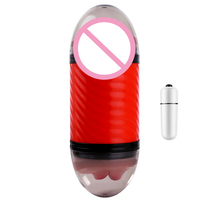 Künstliche Vagina Oralsex Pussy Spielzeug für Männer Vibrator saugen elektrische männliche Mastur bator Tasse Masturbation automatische Maschine