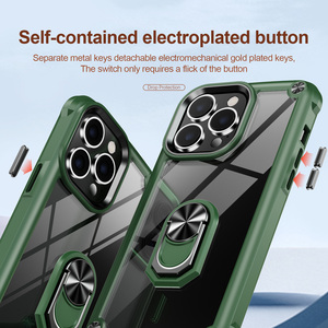 Rotazione di 360 gradi anello da dito porta custodia per <span class=keywords><strong>iPhone</strong></span> 14 Pro 15 Plus 12 13 Mini <span class=keywords><strong>11</strong></span> Pro Max Hard <span class=keywords><strong>Cover</strong></span> posteriore custodia del telefono - Product Image 5