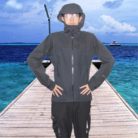 Vestes d'extérieur imperméables à capuche à coque dure OEM Tailles L & M Type de tissu à coque souple