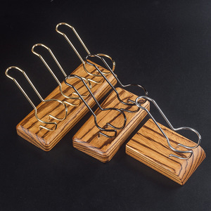 Espositore per tubi di legno con venature di Zebra di lusso Multi specificazione in metallo accessori per fumare <span class=keywords><strong>porta</strong></span> pipa per tabacco - Product Image 3