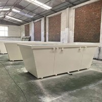 Bac à déchets OEM Hero Skip Bin 6m en acier pour usage domestique, usine de fabrication, gestion des déchets solides, construction, agriculture - Neuf et d'occasion