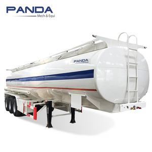 Liquide citerne huile essence carburant citerne Semi camion remorque 40000 45000 litres semi-remorque Q345 acier haute résistance 70 tonnes Max 0% - Product Image 1