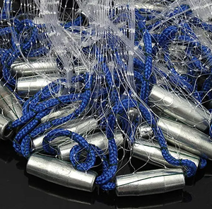 Giá bán buôn Lưới đánh cá mồi dễ dàng Ném Tay đúc mạnh mẽ nylon lưới + Sinker cá bẫy Cast Net - Product Image 4