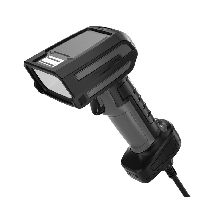 Industrial Barcode Scanner RS232 Serial Port Laser Laser Marking Code Reader Long Range DPM Barcode Scanner