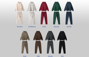 Sudadera con capucha de algodón 100% para hombre, logotipo estampado personalizado, ajuste holgado, peso pesado, patrón sólido de gran tamaño, forro de temporada de otoño lavado - Product Image 6