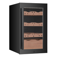 VI40C, vente directe d'usine, réfrigérateur électrique à cigares, refroidisseur en bois, armoire en cèdre espagnole, compresseur 118L, humidificateur à cigares