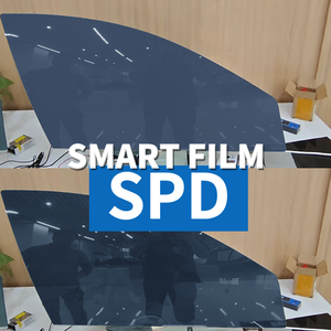 Película Inteligente SPD/EPC para Ventanas Eléctricas Azules Ajustables, Película Tintada Conmutable, Protección <span class=keywords><strong>de</strong></span> Privacidad Unidireccional - Product Image 1