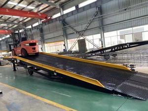 12 tấn tự động tải đoạn đường nối cho xe tải thiết bị nâng hạ trong kho thủy lực điện Dock leveler - Product Image 2