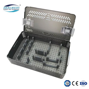Équipements médicaux orthopédiques et accessoires boîte de stérilisateur de conteneur d'instrument chirurgical de plateau de stérilisation pour stérile - Product Image 1