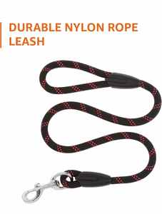 Laisse en Corde de Nylon Premium pour Chiens 4 Pieds (122cm) Largeur 10mm - Product Image 4