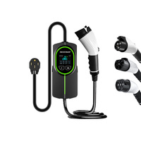 Chargeur portable Ev 3.5Kw 7Kw Chargeur de voiture électrique Type 2 32A 16A Station de charge Ev