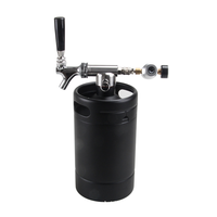 Fût à bière artisanal SIR 3,6 L en acier inoxydable 304 avec option de logo personnalisé