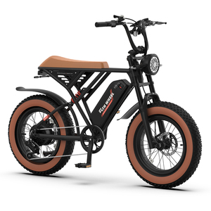 Bicicleta Eléctrica Retro Knight, Motor de 1500W de Potencia Máxima, 28MPH, 55 Millas de Autonomía, Neumáticos Anchos, Bicicleta Eléctrica para Adultos - Product Image 1