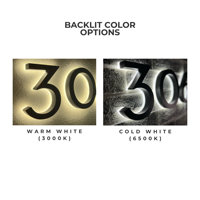 Letrero Personalizado 3D de Acero Inoxidable y Acrílico con Retroiluminación LED, Impermeable e Iluminado para Exteriores, para Negocios