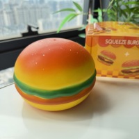 Jumbo Hamburger Big Squeeze Ball Trending Selection Slow Rebound Fidget Toy Giant Hamburger Squeeze Toy