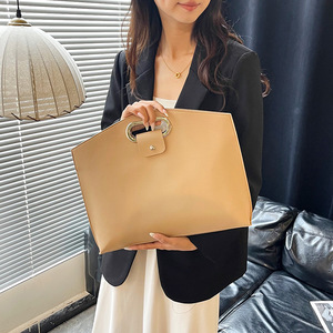 New Premium PU Laptop Sleeve <b>for</b> Women Large Capacity Convertible Portable Office Commute Hand Carry Work Bag - Product Image 4