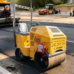 <span class=keywords><strong>Rodillo</strong></span> Vibratorio Honda de Bajo Precio y Alta Venta, 800 kg, Doble Tambor, Motor Diésel/Gasolina, Compactador de Construcción - Product Image 1