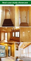 Vente d'usine : Panneaux de plafond en bois véritable, installation facile, décoration de plafond en bois