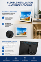 Nueva Tablet PC con Pantalla Táctil Capacitiva IPS, Ethernet, Wi-Fi, NFC, RJ45, 3G, GSM, 32GB, 4G, Android 11, Rockchip Quad Octa Core