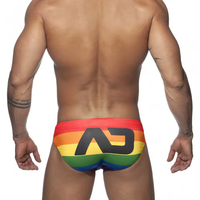 Short de Bain Triangle Respirant en Spandex/Nylon pour Homme avec Taille Élastique pour Plage Surf Natation