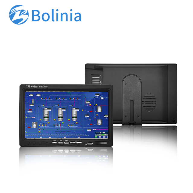 Wholesale 7" 8" 9" Mini Vehicle CCTV POS LED IPS Resistive Touch Monitor Desktop Wall Embedded Industrial Monitor for Medical
