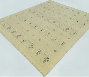 พรมขนสัตว์ทำมือสไตล์โบราณแบบอูชัก ลายชนเผ่าแบบเรียบง่าย โทนสีอบอุ่น ทนทานสูง เหมาะสำหรับการตกแต่งบ้านสไตล์โมเดิร์นที่อบอุ่น - Product Image 4