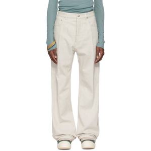 Fashion Jeans Manufacturer <b>White</b> <b>Mens</b> Baggy Y2k Latest Design 100% Cotton Button Fly <b>Men's</b> Wide Leg Jeans <b>Pants</b> - Product Image 3