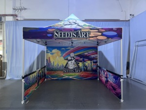 Carpa Impermeable <span class=keywords><strong>para</strong></span> Exposiciones, Carpa de 10x10, Stand de 3x3m, Carpa Personalizada <span class=keywords><strong>para</strong></span> Ferias Comerciales y Mercados - Product Image 4
