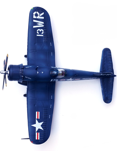 Avión de combate pirata americano 312nd escuadrón de tablero de ajedrez modelo de avión adorno de simulación 1: 72 - Product Image 2