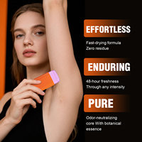 Déodorant en stick unisexe sans aluminium, format voyage, 48h, marque privée, déodorant naturel