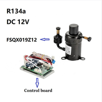 Compresseur de réfrigération rotatif mini FS QX19 240W 350W avec R513a R234YF 12V 24V 48V, neuf
